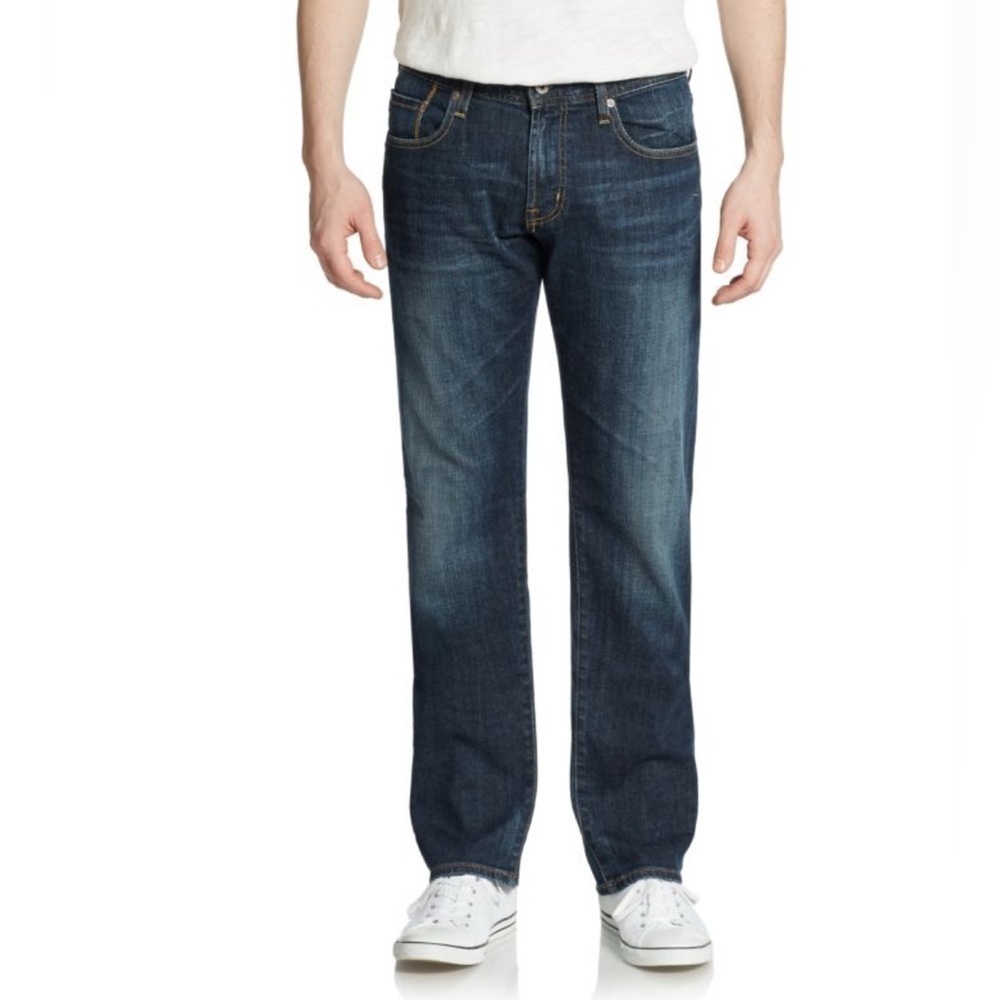 AG Geffen Slouchy Slim-Leg Faded Medium Wash 5 Pocket Trendy Casual Jeans 29